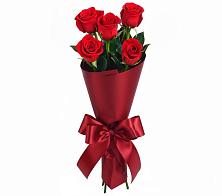 Букет 5 Красных роз Эдлесс Лав в Вешки