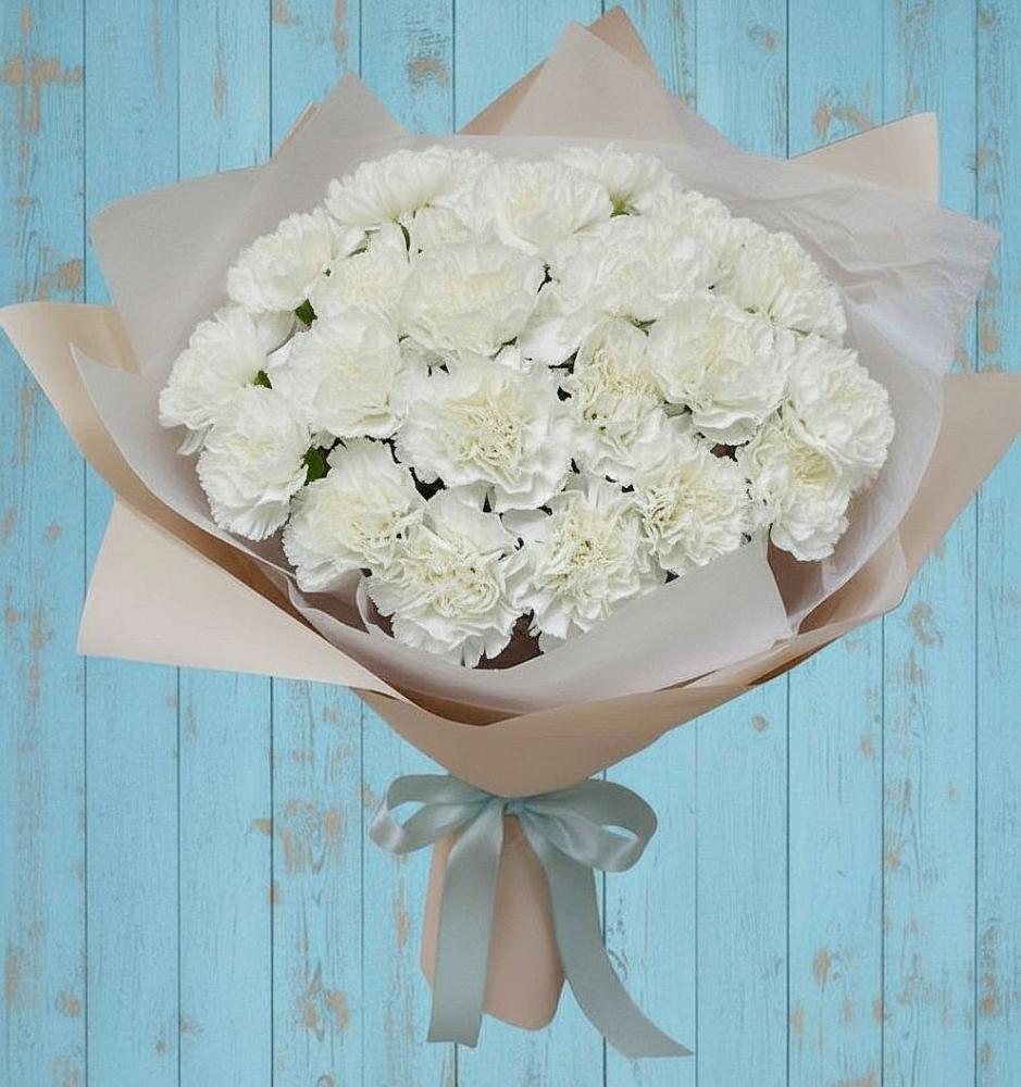 Букет цветов из: Гвоздики в Вешки