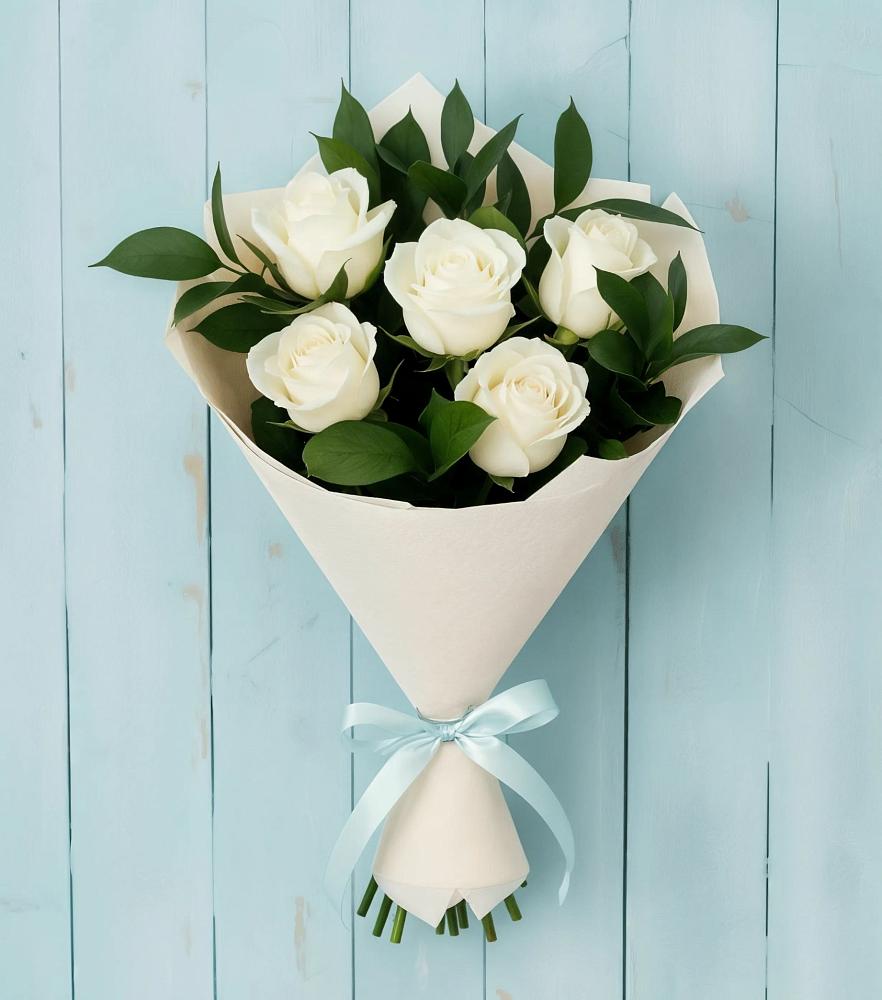 Букет цветов из: Розы в Вешки