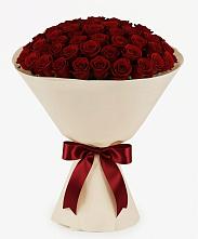 Букет 101 Бордовая роза Блэк Бакарра в Вешки