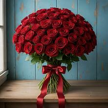 Букет Красные розы Блэк Меджик в Вешки