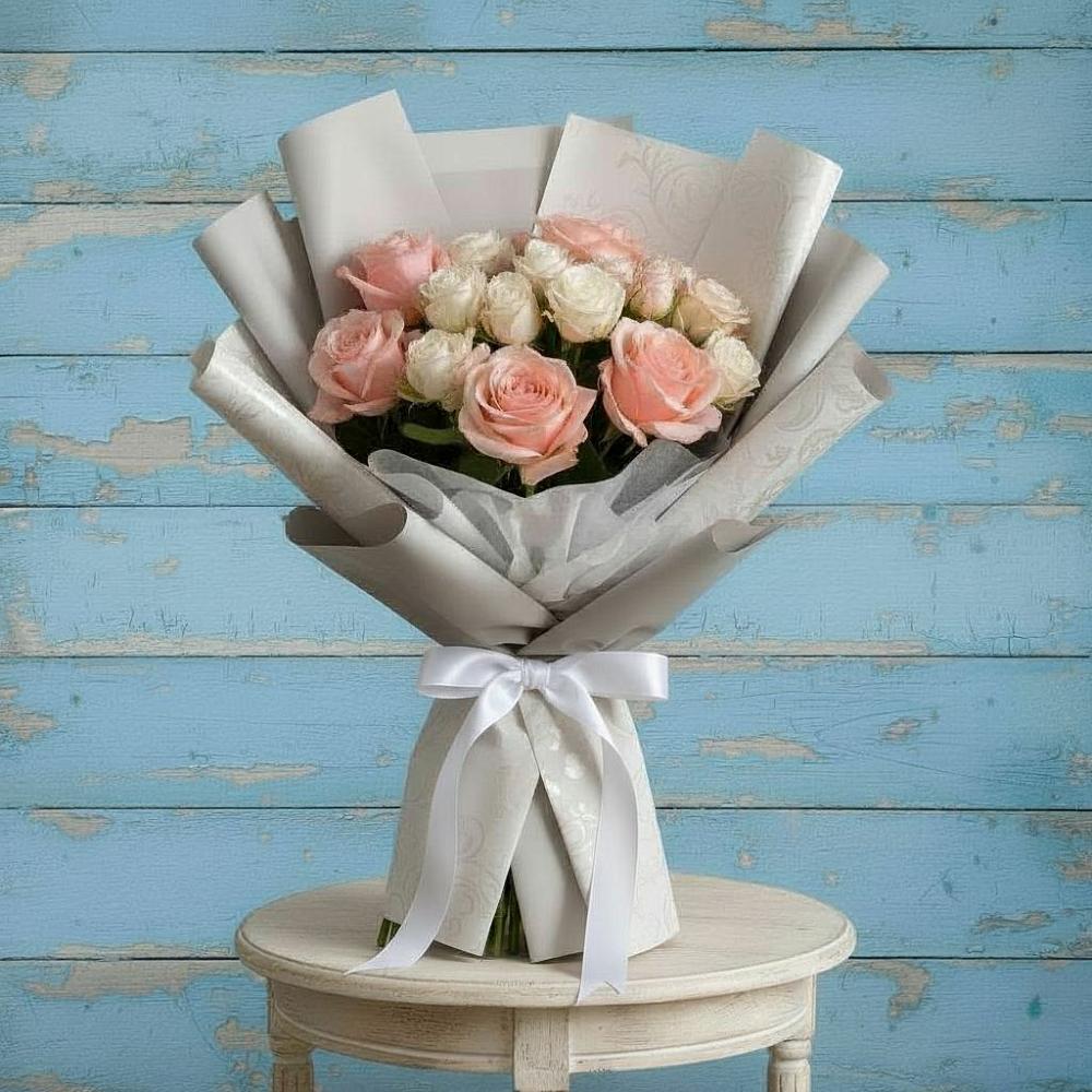 Букет цветов из: Розы в Вешки