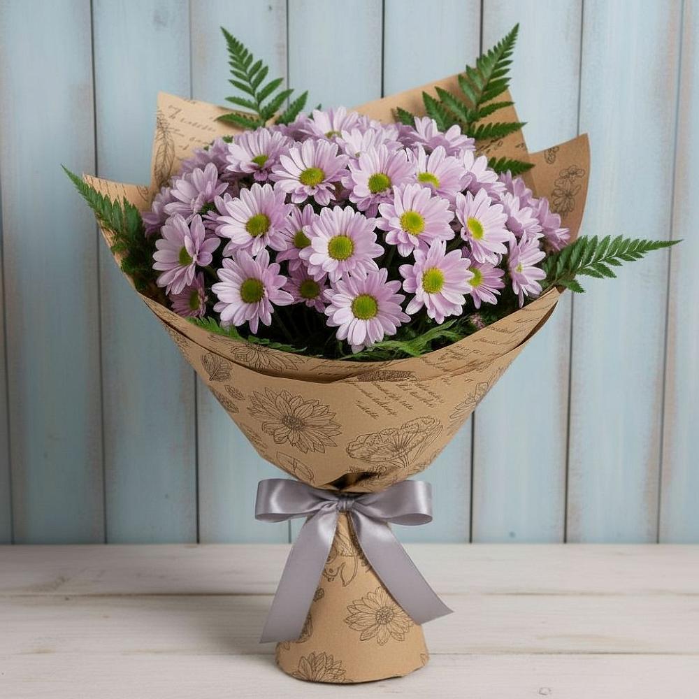 Букет цветов из: Хризантемы в Вешки