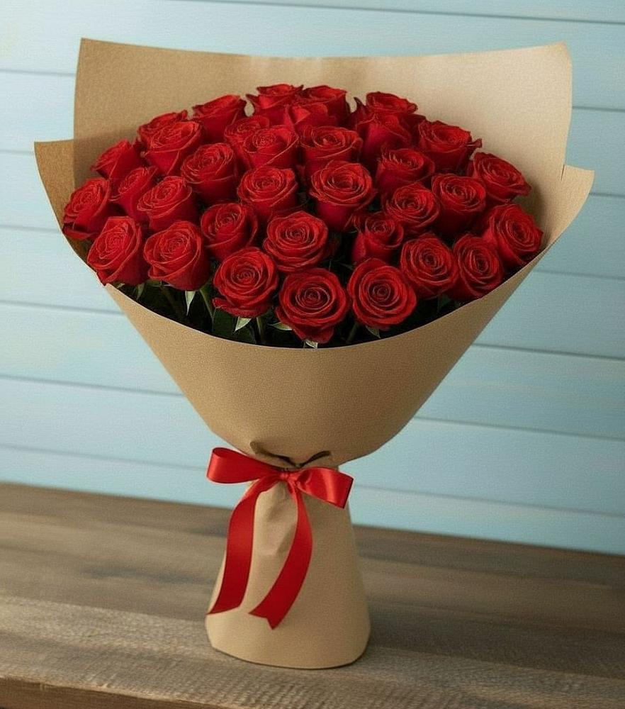 Букет Красные розы Милано в Вешки