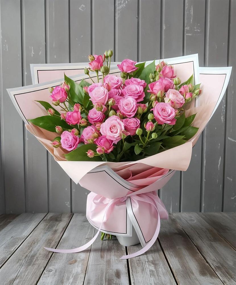Букет Розовый кустик в Вешки