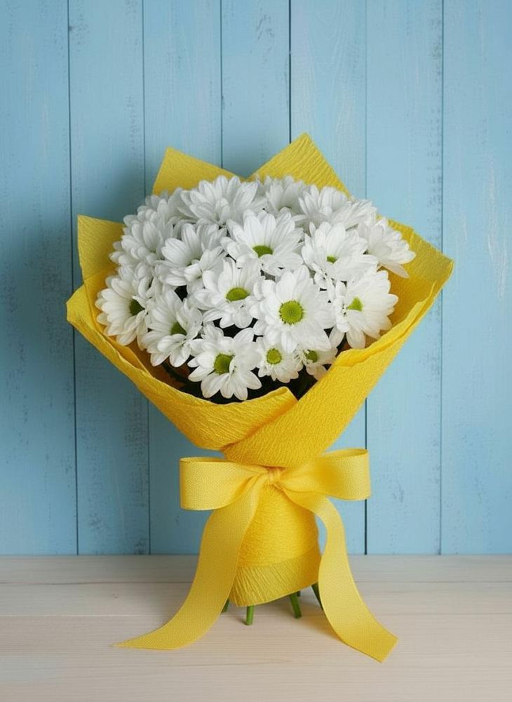 Букет цветов из: Хризантемы в Вешки