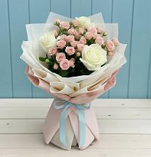 Букет цветов из:  Розы #REPLACE_PRED# Вешки