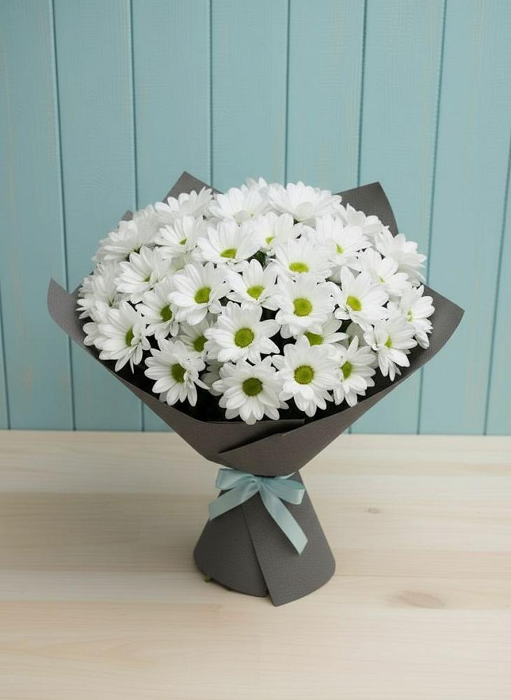 Букет цветов из: Хризантемы в Вешки