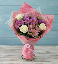 Букет цветов из:  Герберы в Вешки
