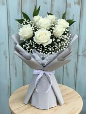 Букет цветов из:  Розы в Вешки