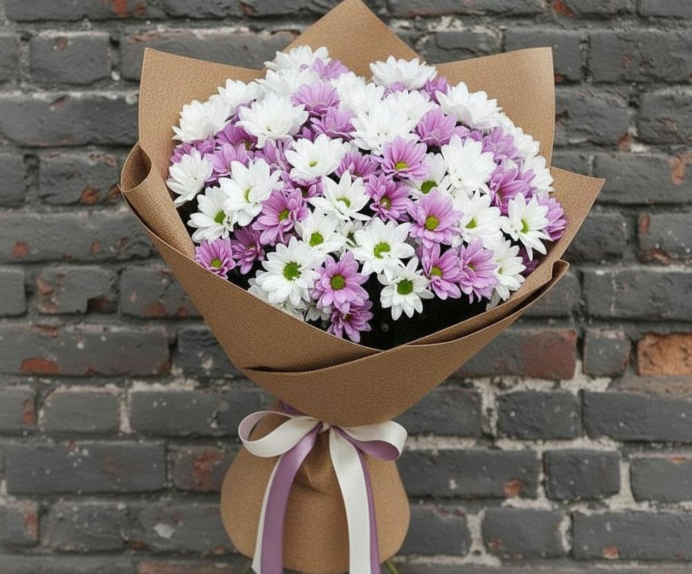 Букет цветов из: Хризантемы в Вешки