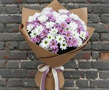 Букет цветов из:  Хризантемы #REPLACE_PRED# Вешки