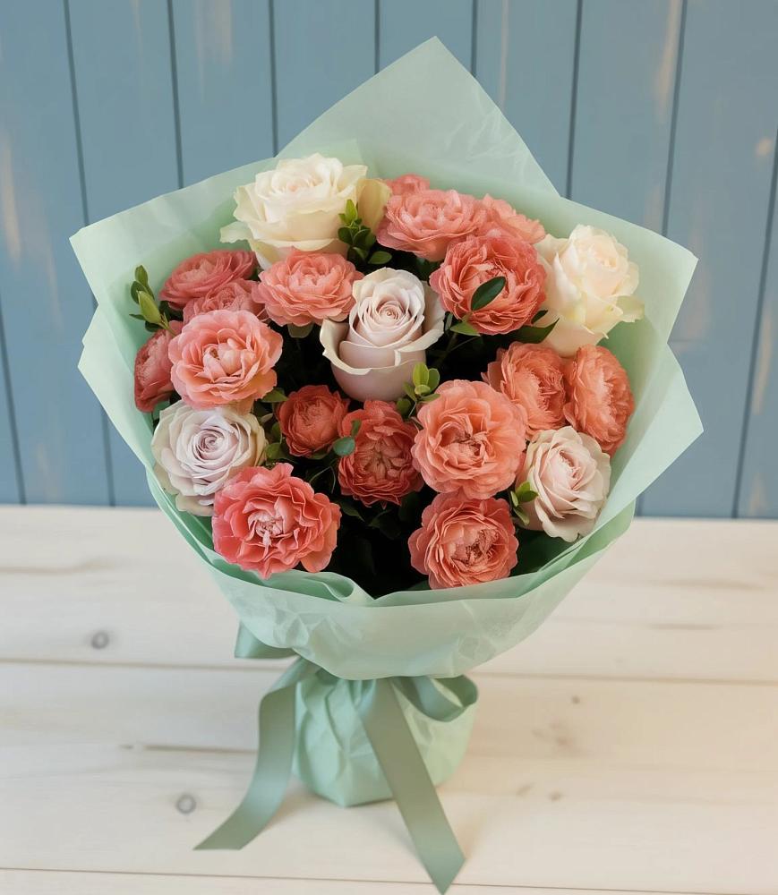 Букет цветов из: Розы в Вешки