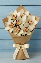 Букет цветов из:  Орхидеи и Розы в Вешки
